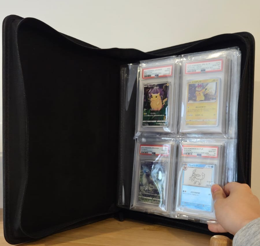 Graded Card & Slab Binder 4-Pocket Pages | 40 Pocket Slab Binder (PSA,BGS,CGC +)